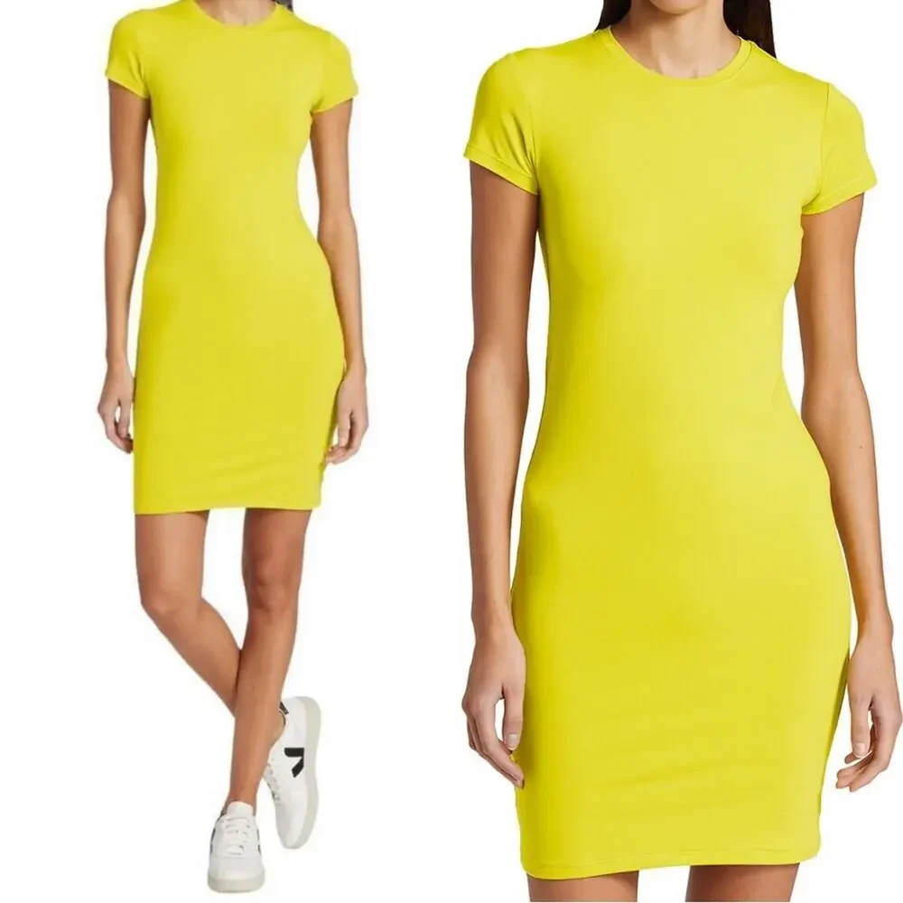 ATM Anthony Thomas Melillo Pima Cotton Jersey T-Shirt Dress- NWT